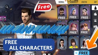 How To Get All Character Free