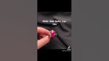 Nhẫn nam ruby Lục Yên Giá 15tr