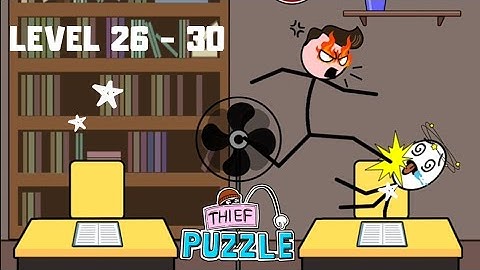 Thief Puzzle - All Level Solution 26 - 30❕Weegoon TapNation Game Android.