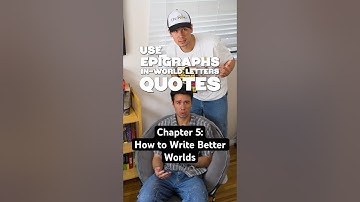 How To Write Better Worlds: Fantasy Worldbuilding Chapter 5 #writing