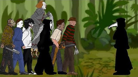 SCP - 049 Vs Jason , Freddy , Michael , Ghostface , Leatherface And IT Pennywise - DC2