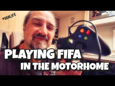 PLAYING FIFA in the Motorhome | DO I WIN THE GAME? #vanlife