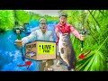 1v1 AMAZON.com Live Bait Fishing CHALLENGE (BIGGEST FISH WINS)