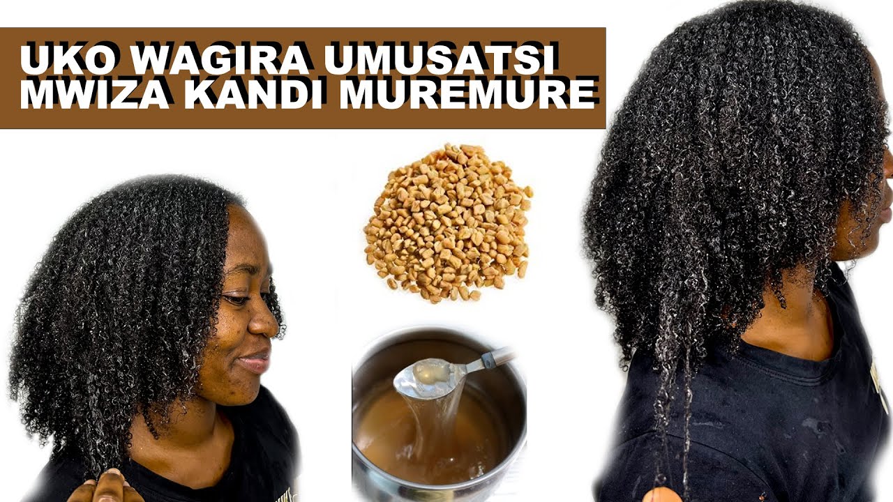 Umusatsi mwiza kandi muremure nuko wawugira kandi mugihe gito ukoresha iyi gel yumwimerere.