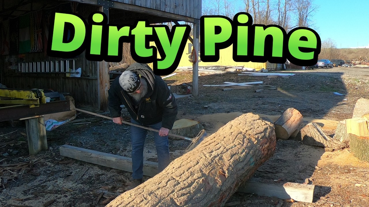 Sawing dirty pine # 848