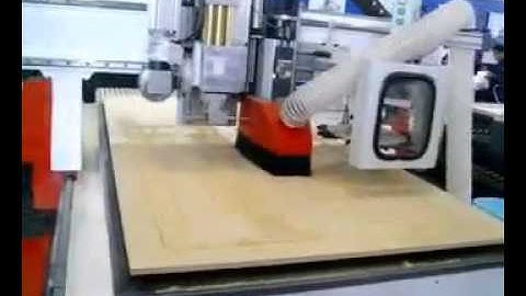 CC MS1325ADH2 auto tool changing cnc router with drillIing bank and saw