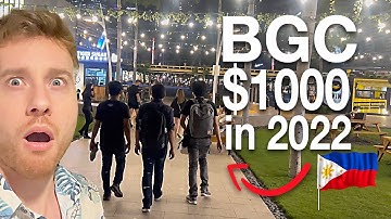 Can You Live On $1,000/mo in BGC Philippines in 2022??!! 🇵🇭