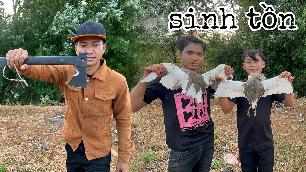 THỬ THÁCH SINH TỒN | CHỈ MỘT CÁI RÌU | Y ĐIÊU 