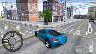 ►City Car Driving - New Blue Super Sport Car - New Kid Games 2020 - Android & iOS Gameplay screenshot 5