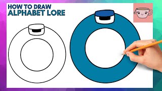 How To Draw Alphabet Lore - Letter O | Cute Easy Step By Step Drawing Tutorial