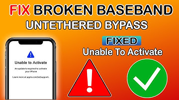 Fix Unable To Activate iPhone/iPad/iPod | Fix Broken Baseband Untethered Bypass Checkra1n Jailbreak