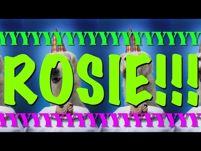 HAPPY BIRTHDAY ROSIE! - EPIC Happy Birthday Song
