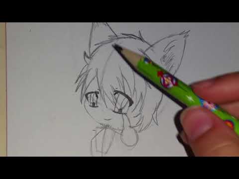 Como desenhar warewolf chibi Aaron