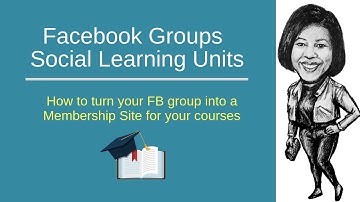 Facebook Groups Social Learning Units