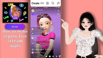 How to apply zepeto live stream tutorial