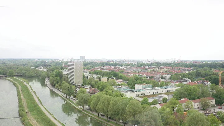 Munich flaucher short drone shot