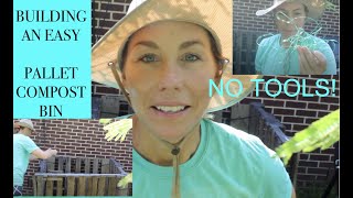 Pallet Compost Bin: No Tools Easy