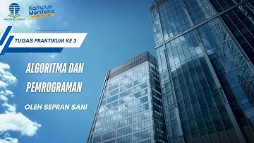 Tugas 3 Algoritma dan Pemrograman