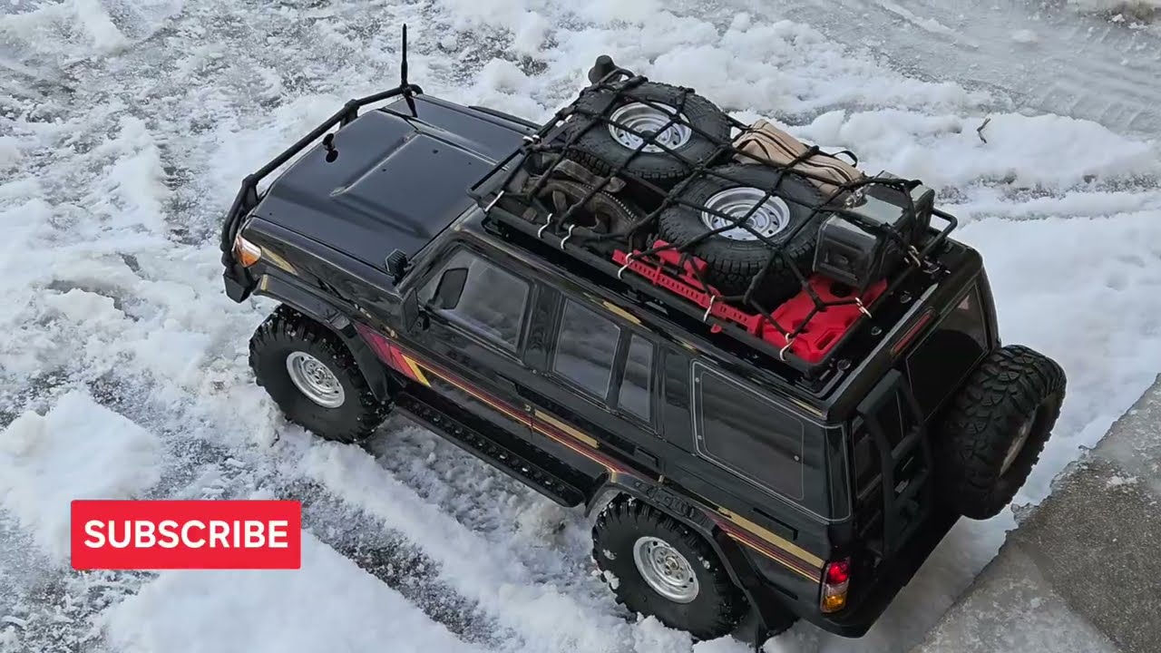Rc 1/10 Snow Adventure Toyota Land Cruiser 76 Rgt Ex86190 #rccar 