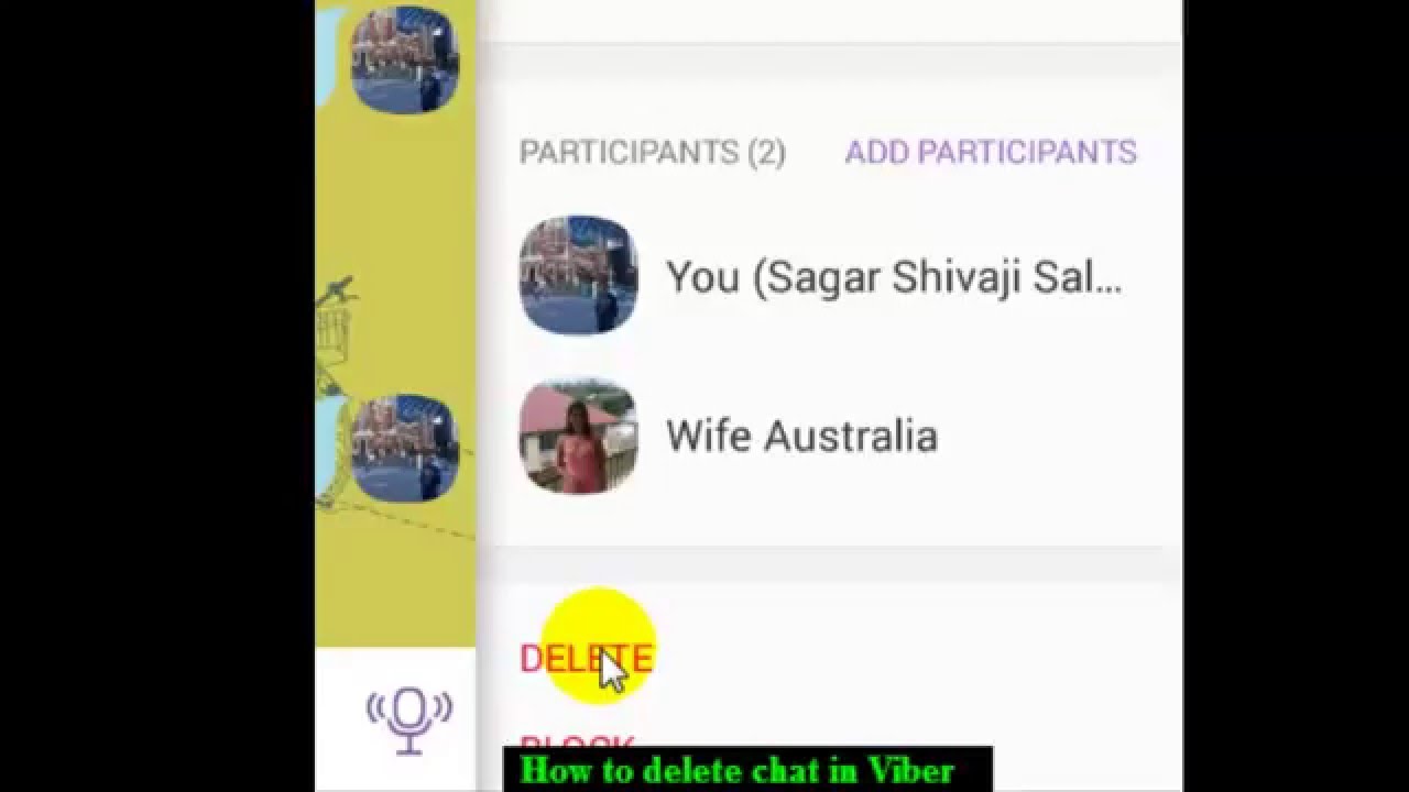 how-to-delete-chat-messages-of-a-contact-in-viber-youtube