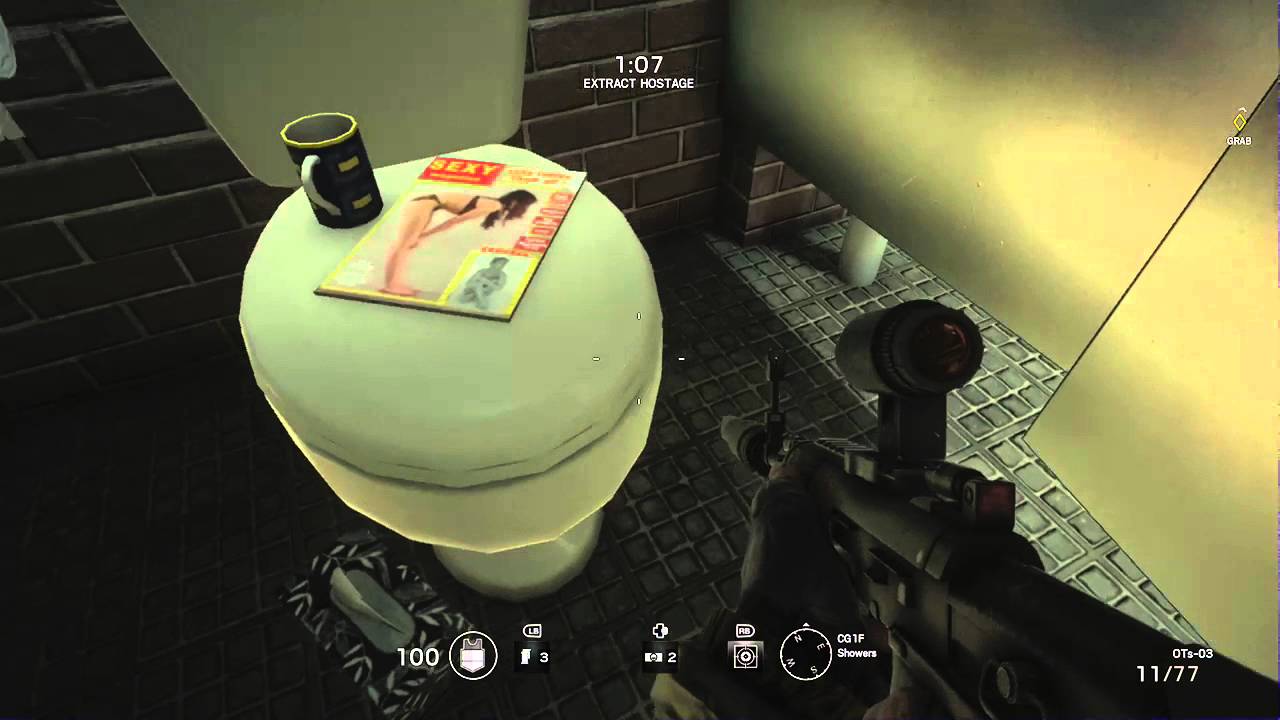 Adult Girls Nude Magazine in TOM CLANCY'S RAINBOW SIX SIEGE - YouTube