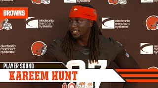 Kareem Hunt Anytime I touch the field, I take pride in it