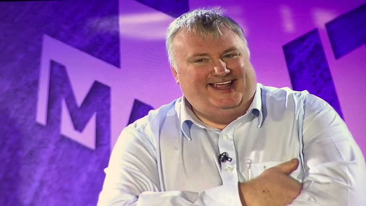 Stephen Nolan takes Questions from students at Abbey Community College in Newtownabbey  