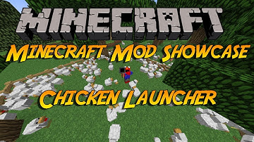 Minecraft Mod Showcase: Chicken Launcher Mod!