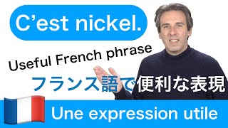 Cest Nickelune Expression Utile フランス語で便利な表現 Useful Phrase In French