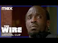 Bunk confronts omar  the wire  max