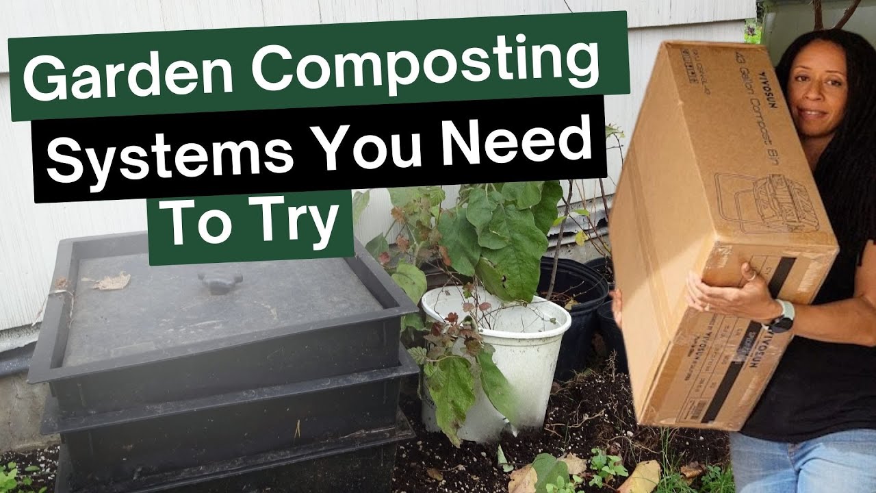 Our Garden Composting Systems: Easy Set Ups for Home Gardeners - YouTube