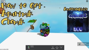 AndersonPlays Roblox [CHOMIK 500] Find the Chomiks - How to Get Apartmik Chomik in FTC