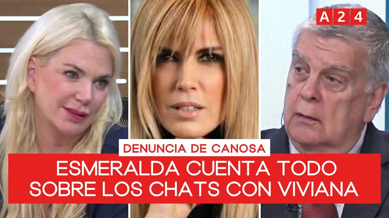 📢 ESCÁNDALO POR LA DENUNCIA DE CANOSA: HABLA ESMERALDA MITRE