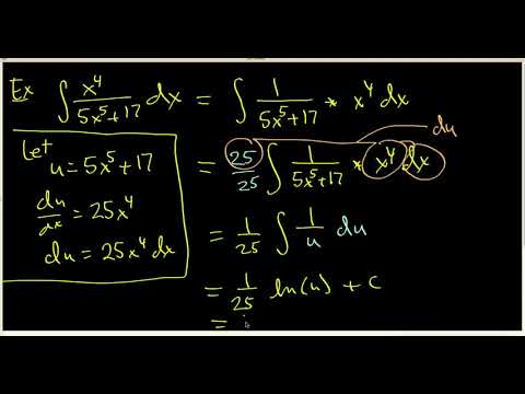 32 Examples of u substitution - YouTube