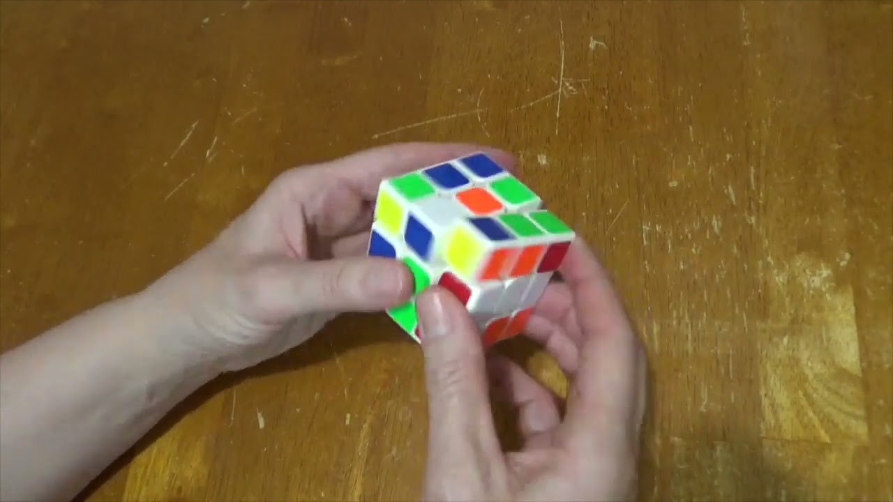 ASMR relaxing solve 3X3 cube puzzle b2   HD 720p