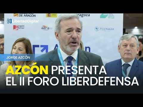 Jorge Azcón presenta el II Foro Liberdefensa en Feindef