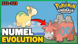Pokemon Emerald - How To Evolve Numel into Camerupt | Hoenn Pokedex