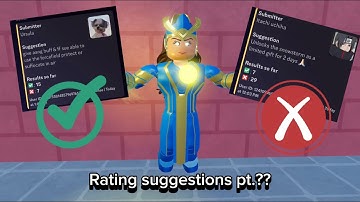 Rating suggestions for heroes online world roblox