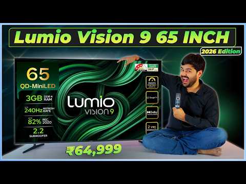 Lumio Vision 9 Qd-miniled Tv [2026] 65" 4k 144hz  Unboxing & Review ⚡ 800 Nits, 50w Audio, Ai Tldr