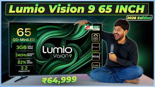 Lumio Vision 9 QD-MiniLED TV [2026] 65" 4K 144Hz  Unboxing &amp; Review ⚡ 800 Nits, 50W Audio, AI TLDR