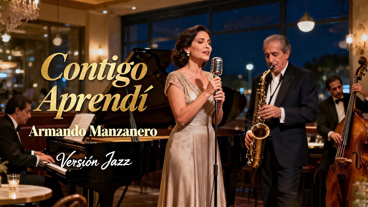Contigo Aprendí – Armando Manzanero | Cover Bolero Jazz | Jazz Latino y Música Romántica