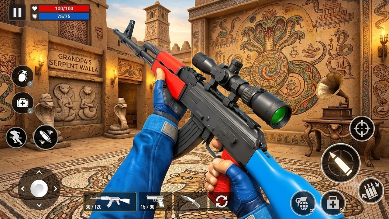 Commandis Gameplay Real commando shooting mission gun game _ online strike gameplay video ...