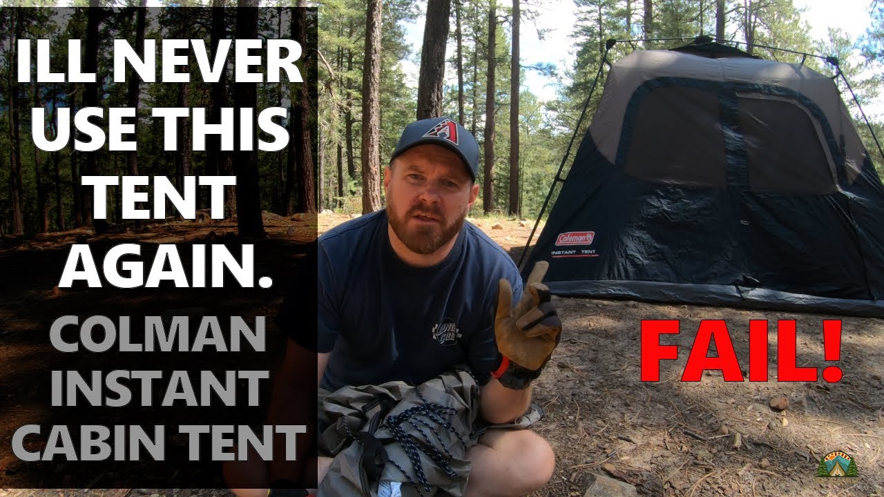 Colman Instant Cabin Tent: Never again! Kayaking, Fishing, and Crawfish boil while camping