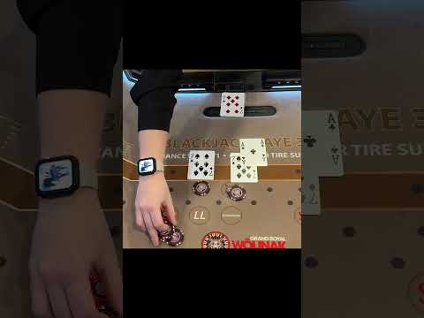 ABSOLUTELY INCREDIBLE CRAZY HAND OF BLACKJACK!! OMG!! #blackjack #casino #money