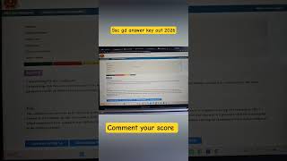 ssc gd answer key out 2026 | ssc gd answer key | ssc gd 2026 answer key out