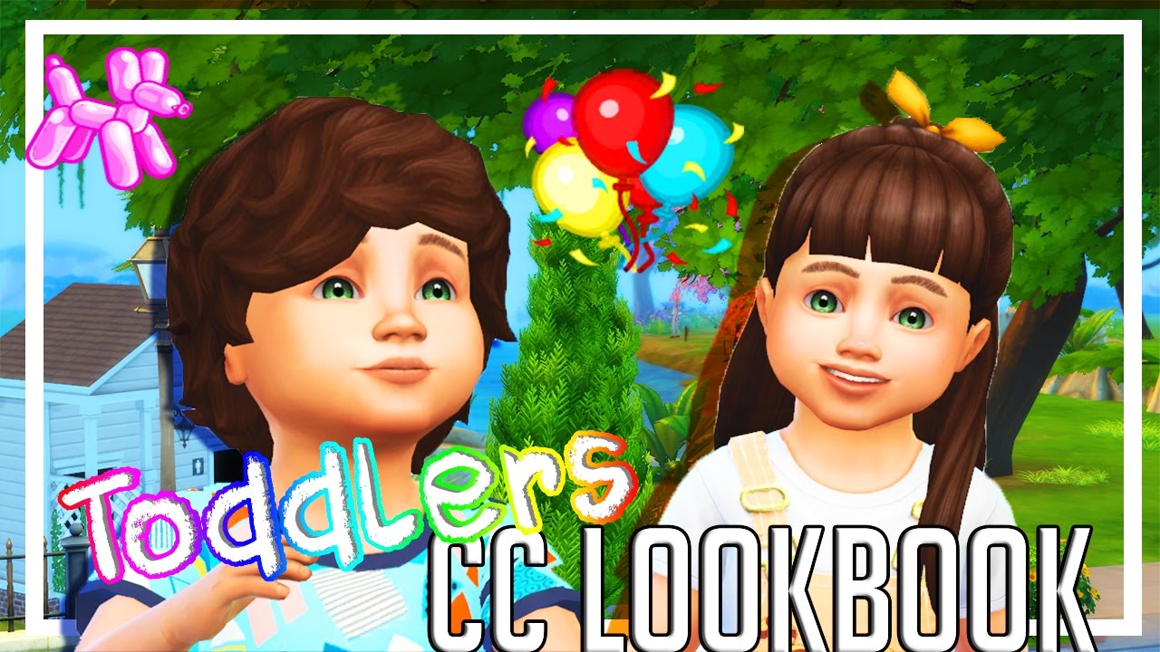 The Sims 4 Toddlers Lookbook Full Cc List Youtube