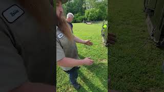 Bore Rig - Ground Rod and Cone Placement