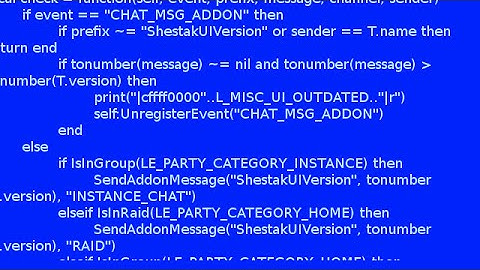 [Deutsch][Part 1] Lua programmieren in WoW