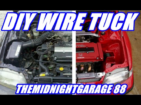 how to wire tuck a honda civic | Themidnightgarage #88
