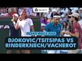 Djokovic & Tsitsipas vs Rinderknech & Vacherot Highlights | Indian Wells 2026